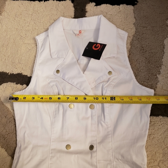 G by Guess Halina White Moto Dress - Picture 5 of 6